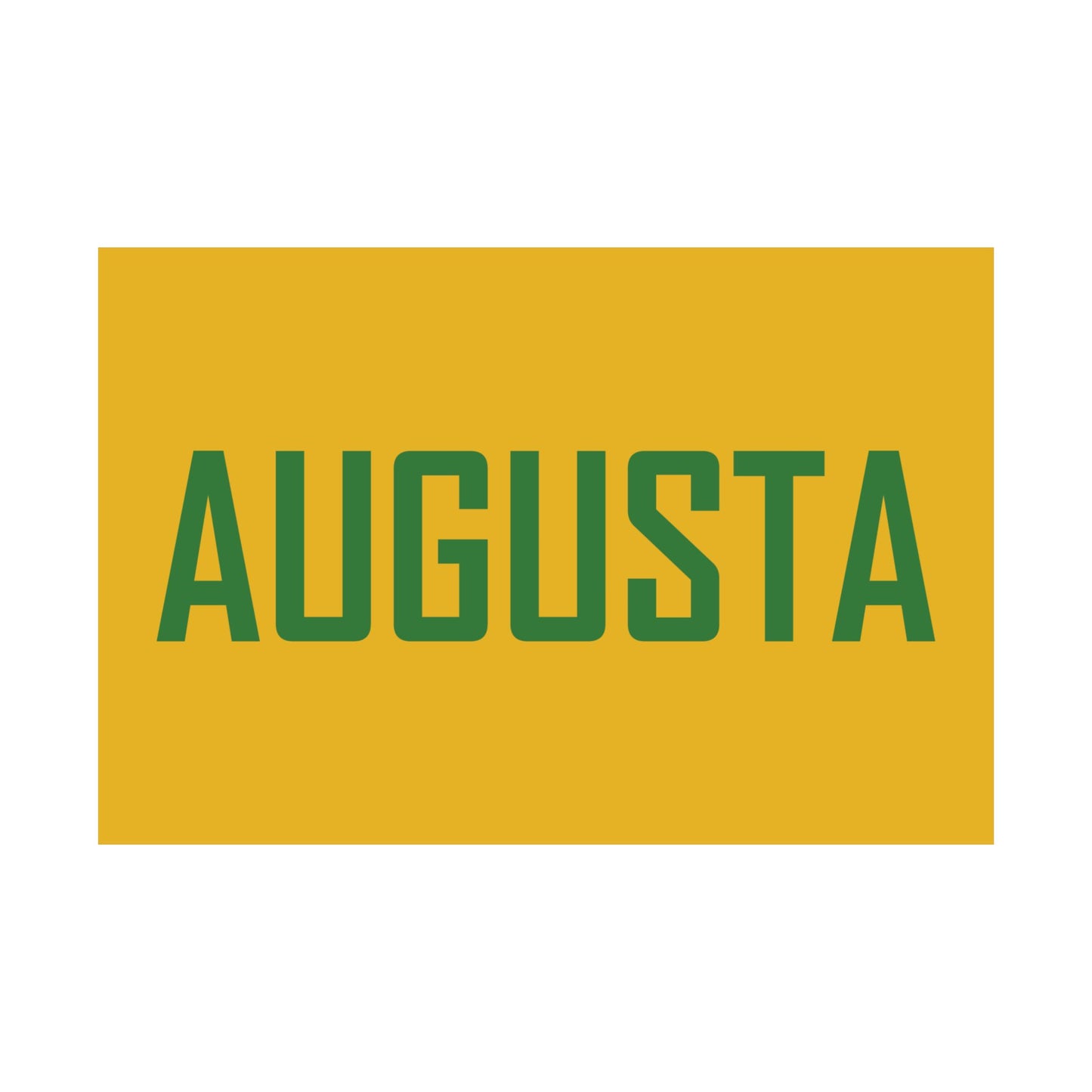 Augusta Yellow Satin Art Print