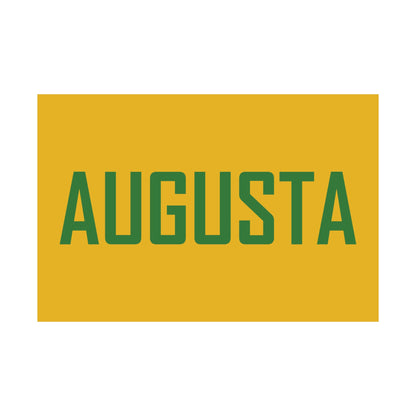 Augusta Yellow Satin Art Print