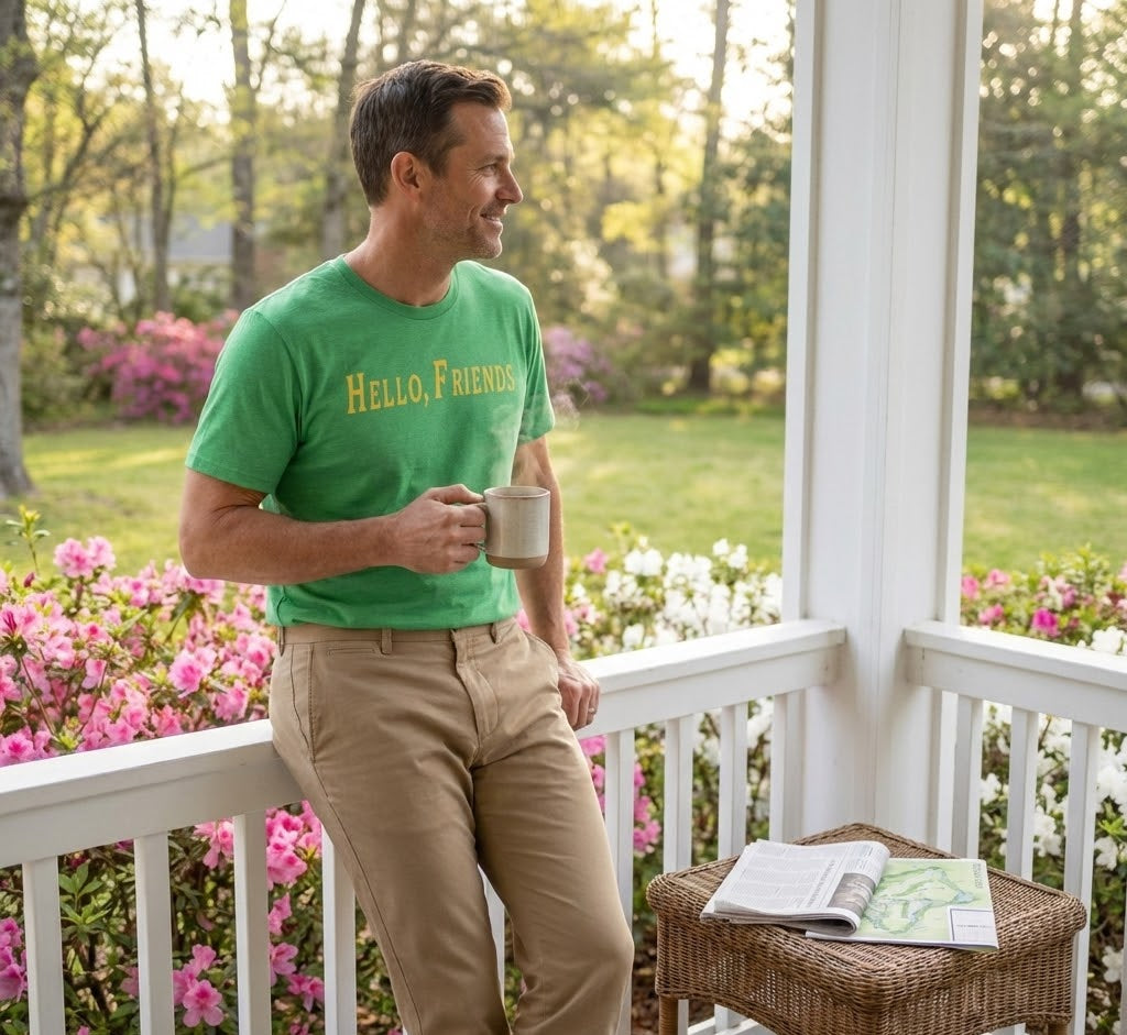 Hello, Friends Premium Golf Tee