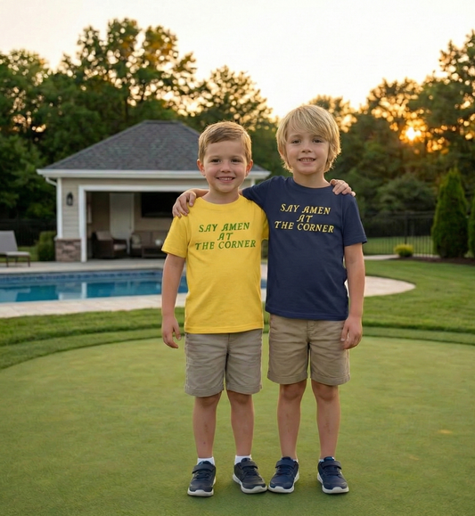 Say Amen At The Corner Premium Youth Tee